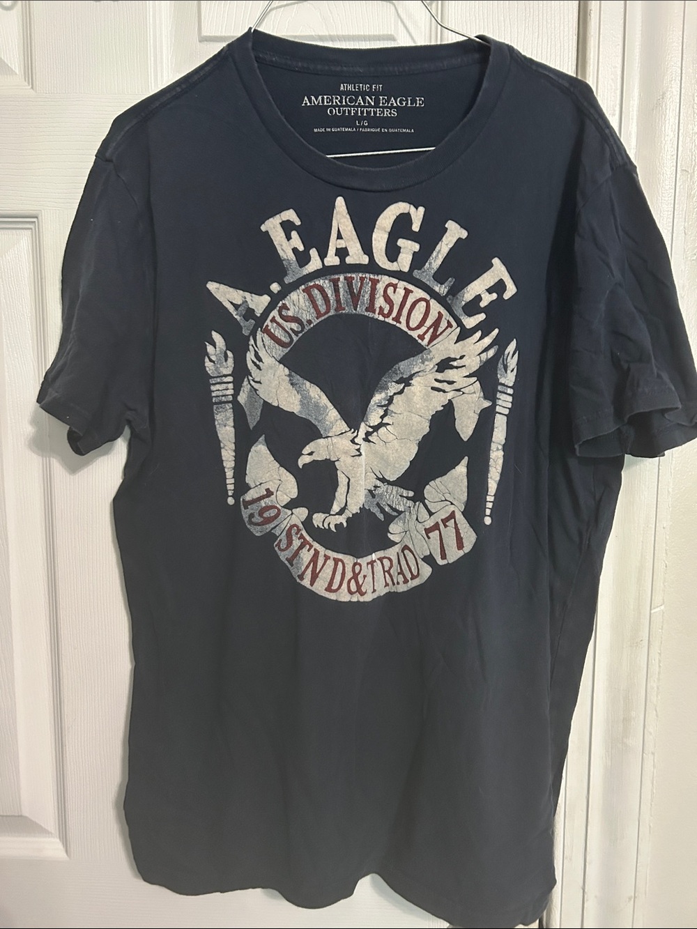 American Eagle Outfitters Men’s Navy Graphic Eagle Tee